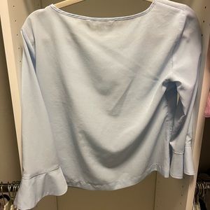 Light blue long sleeve top